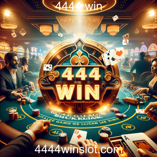 A Emoção do Blackjack no 4444 win